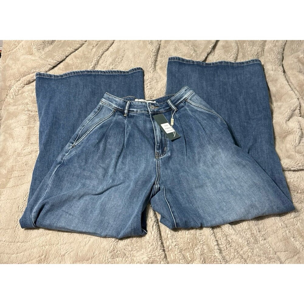 Lizette Collection wide leg denim jeans